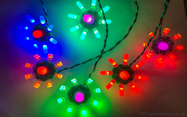 A 12V LED Bonsai plant flower PCB based on a Big Clive project