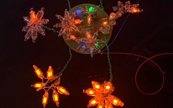 Neon Cloche Bell Jar Production PCB